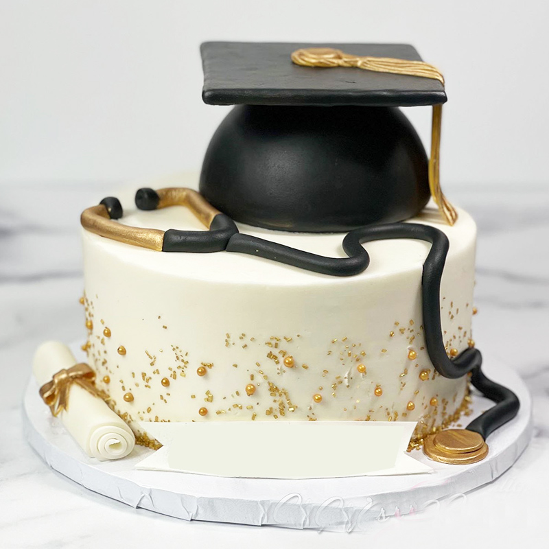 medical school graduation cake
